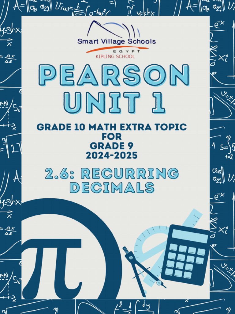 2.6 Recurring Decimals | PDF