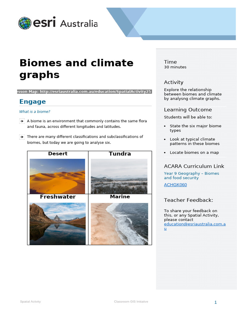 Understanding Biomes and Climate Graphs | PDF | Climate | Precipitation