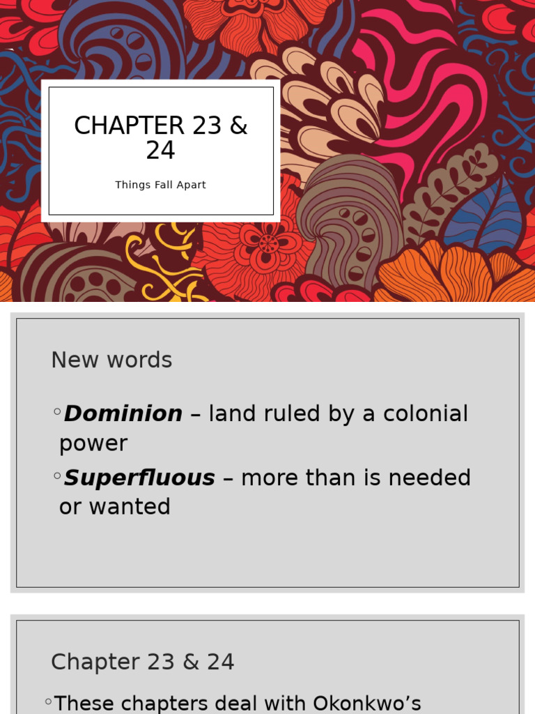 TFA Chapter 23 & 24 - 063028 | PDF