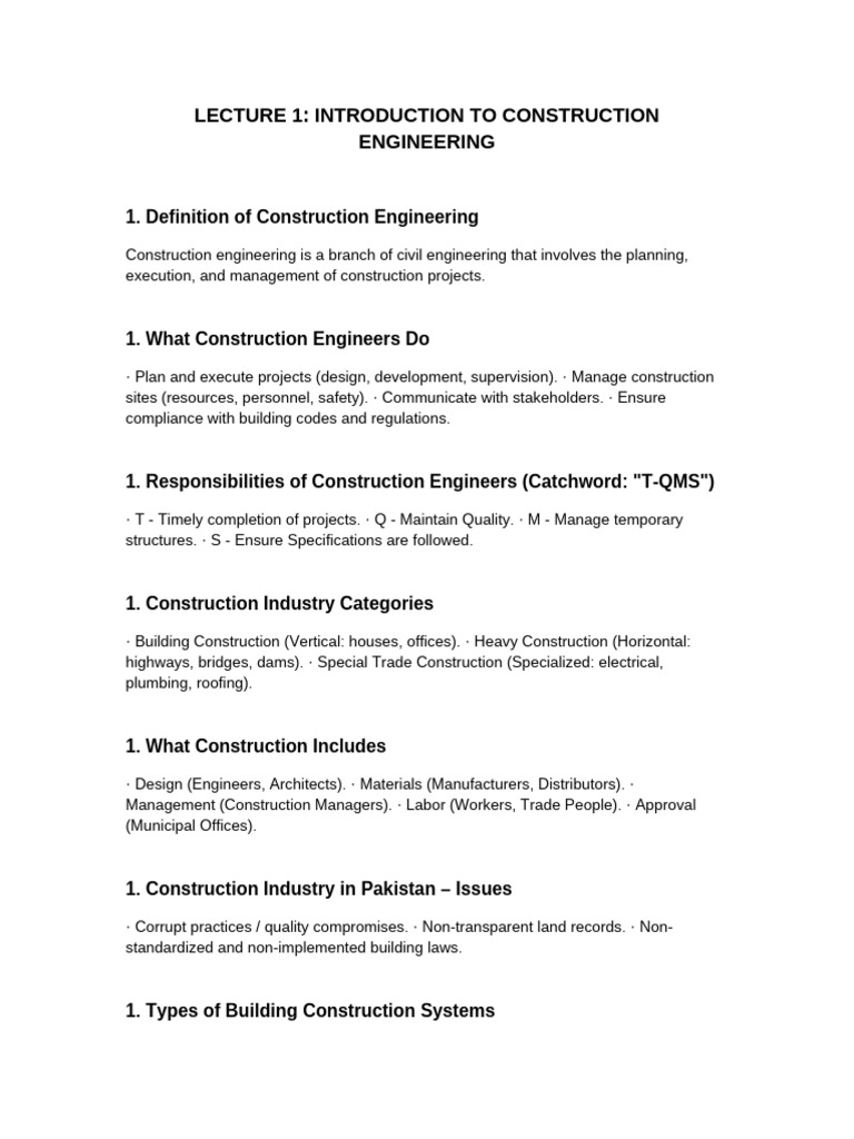 Introduction to Construction Engineering | PDF | Ventilation ...