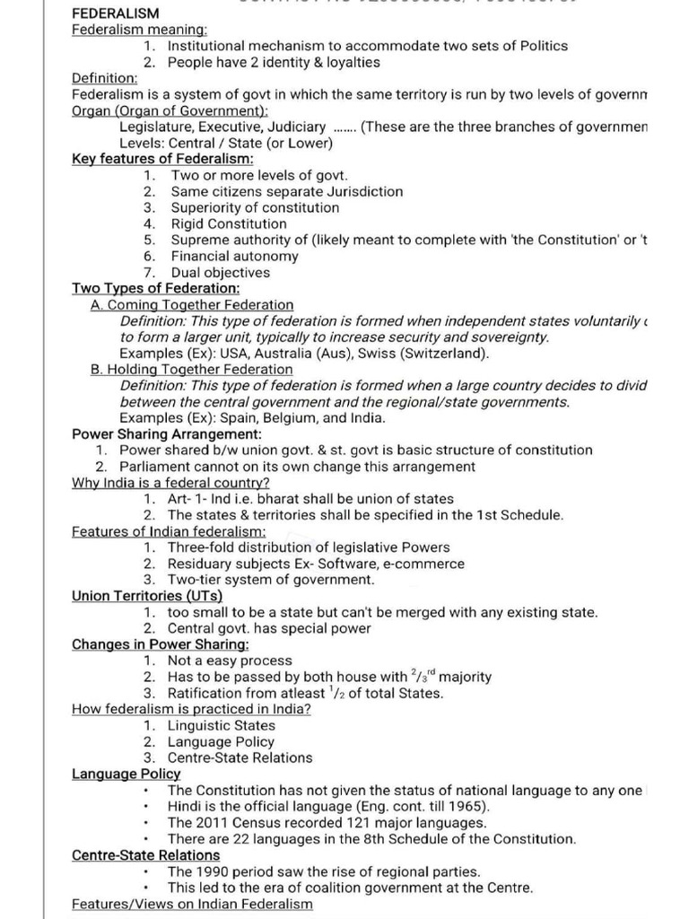 Federalism | PDF