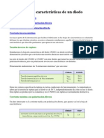 Características de Un Diodo 1M4001