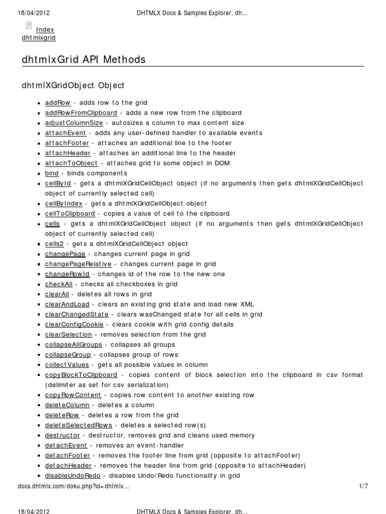 dhtmlxGrid | Cookie HTTP | Valores separados por comas