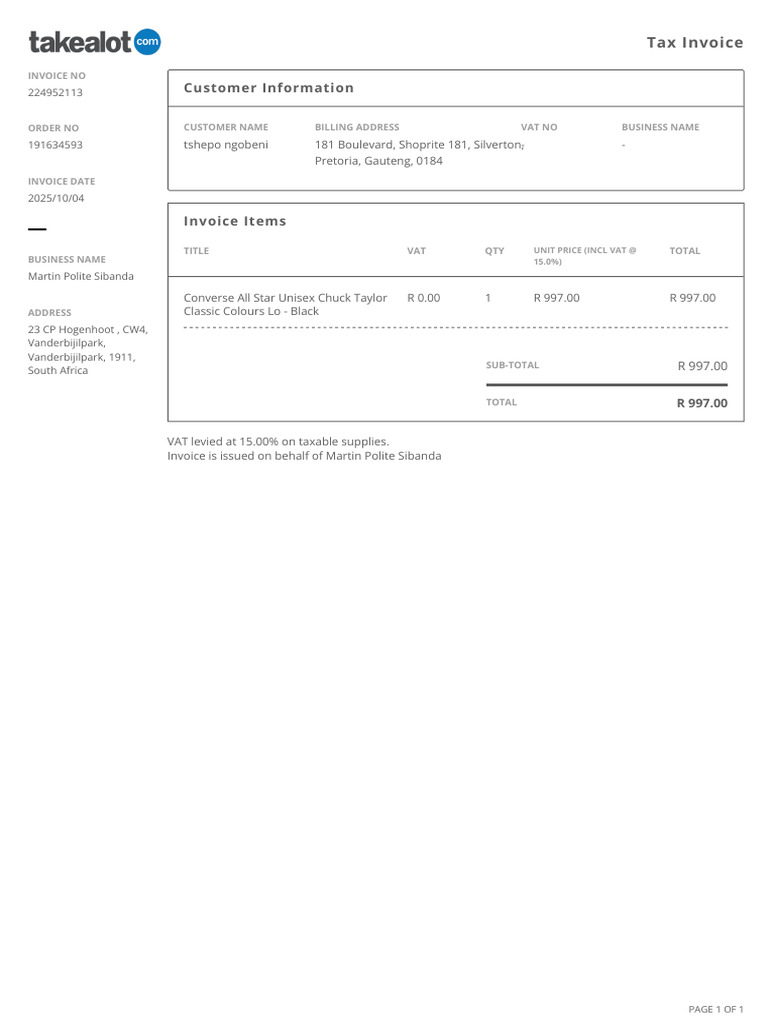 Invoice 224952113 | PDF