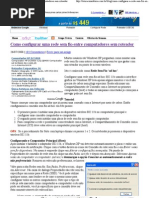 Como Configurar Uma Rede Adhoc.