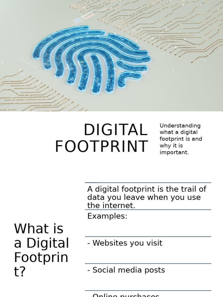 Understanding Your Digital Footprint | PDF