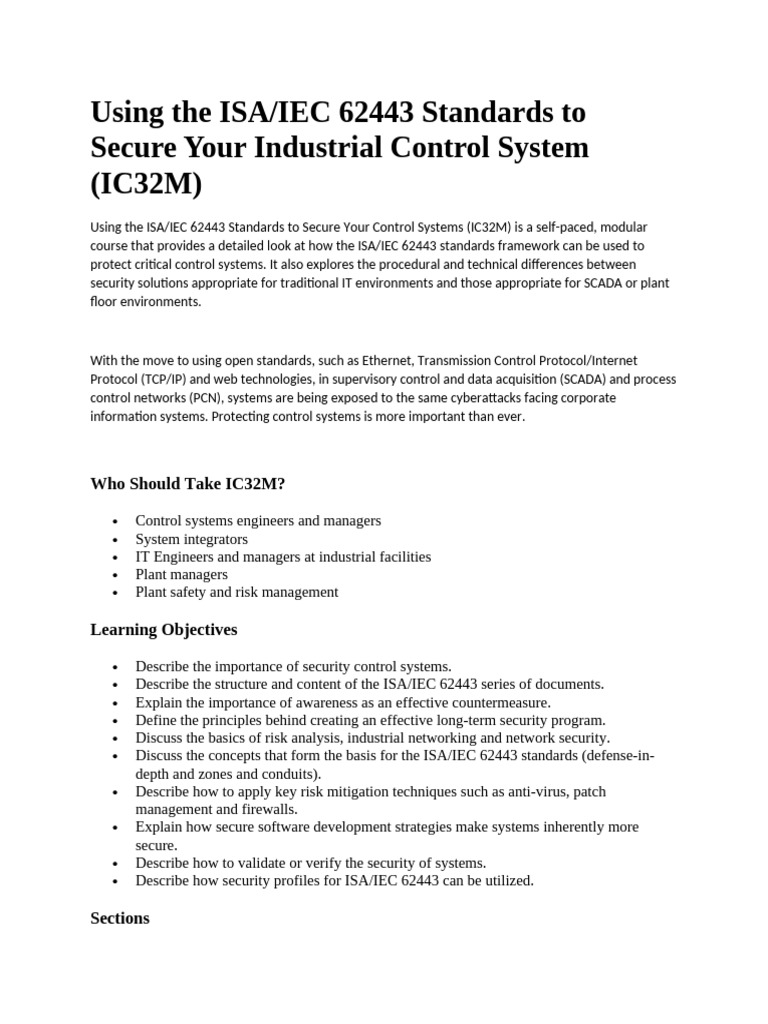 Secure Industrial Control Systems Training | PDF | Scada | Computing