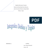 Integrales Dobles y Triples