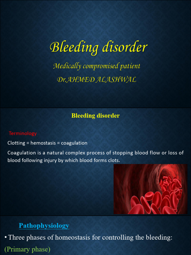 bleeding disorders | PDF | Coagulation | Platelet