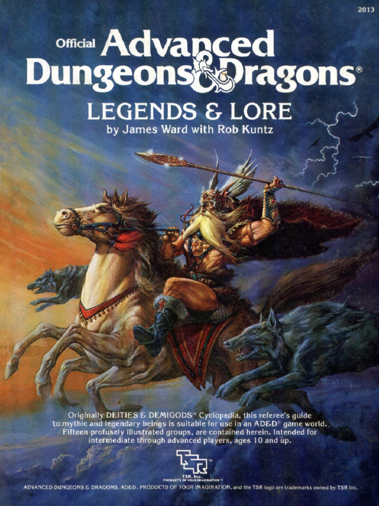 AD&D - Legends & Lore | PDF