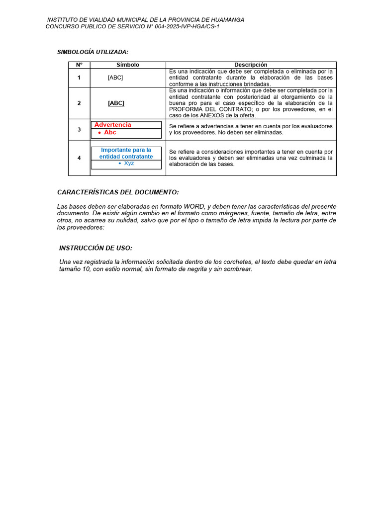 Bases Concurso Público Mantenimiento Vial 2025 | PDF | Apelación