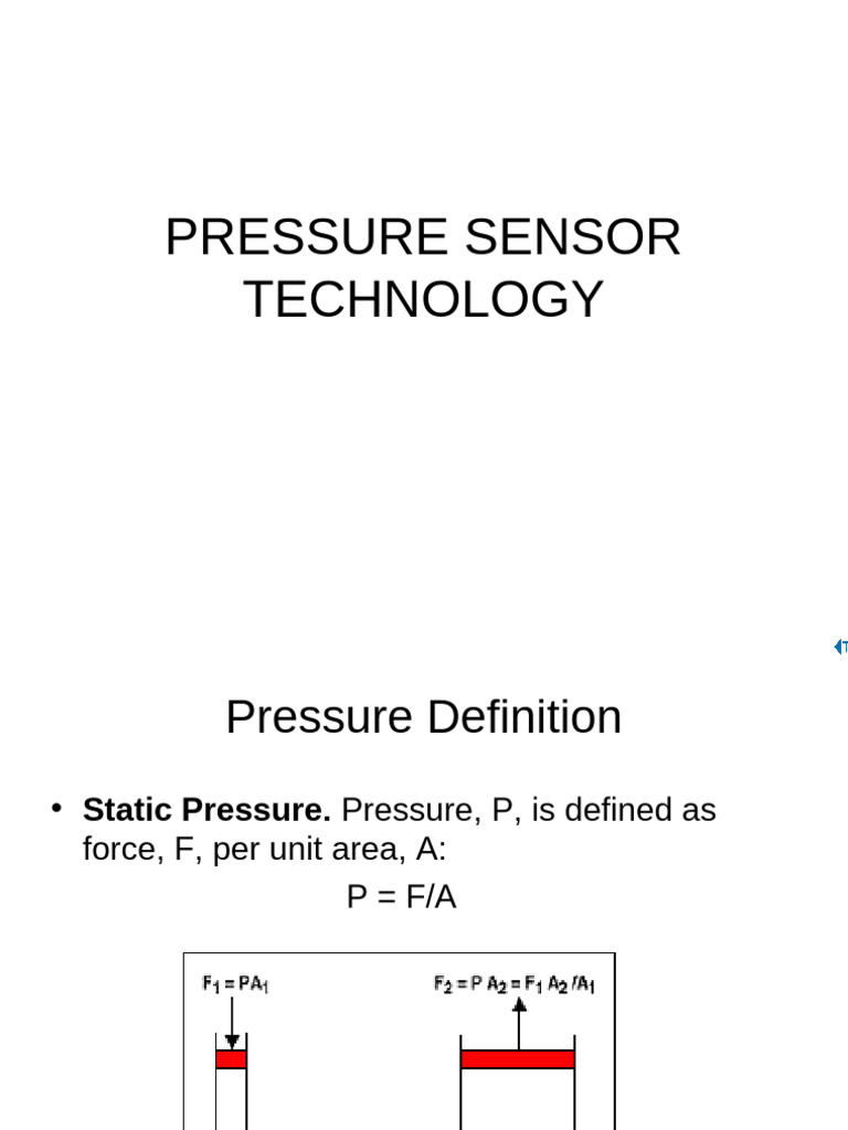 Understanding Pressure Sensor Technology | PDF | Pressure Measurement ...