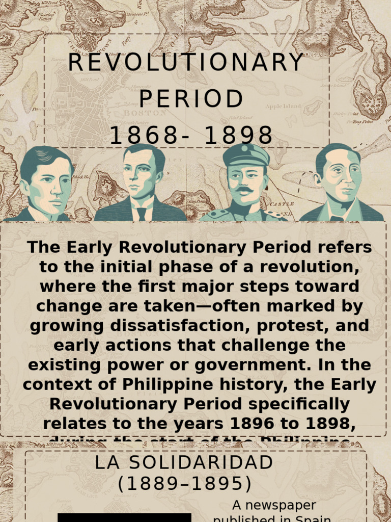 Philippine Revolutionary Period Overview | PDF | Philippines | Spanish ...