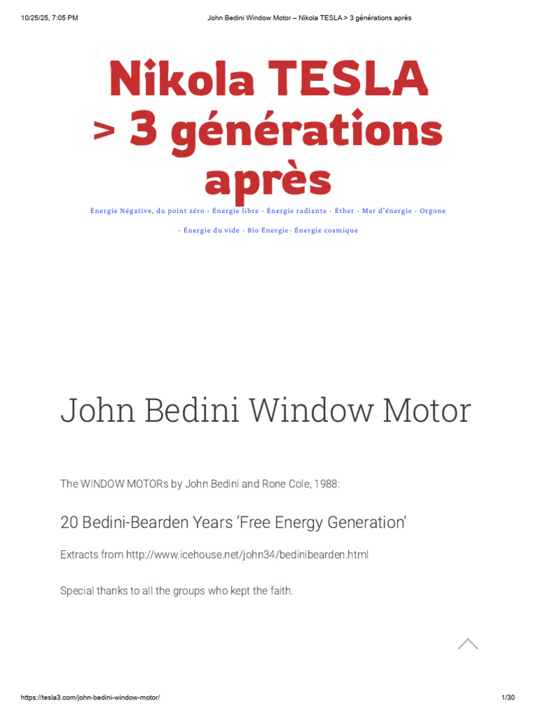 John Bedini Window Motor Overview | PDF | Capacitor | Bipolar Junction ...
