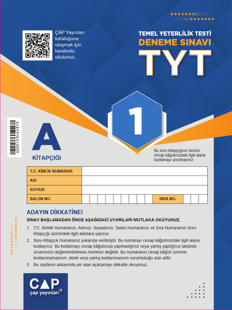 Cap Tyt 1 Ornek PDF | PDF