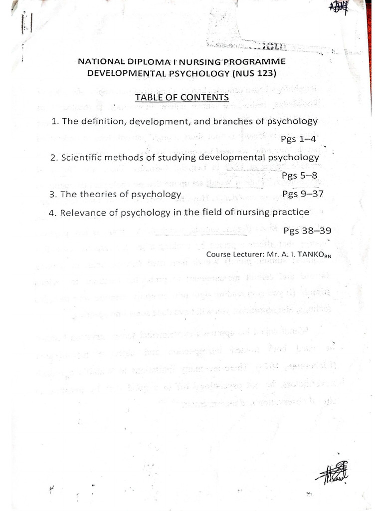 Developmental Psychology | PDF