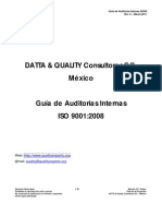 Indice - Guía Auditorias Internas ISO 9K - Rev. 0 - Marzo-2011
