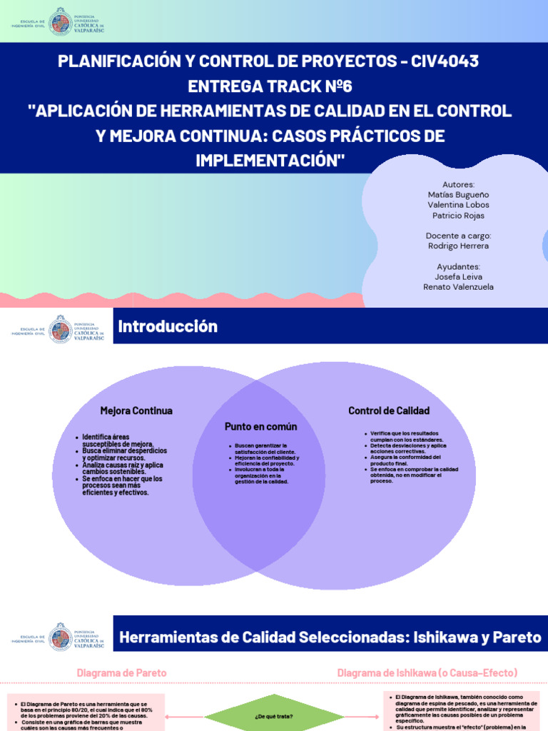 Herramientas de Calidad en Proyectos | PDF