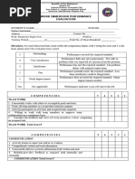 Crew Performance Evaluation Form | PDF | Performance Appraisal | Business