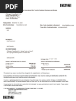 Wire Transfer Confirmation Letter Template | PDF
