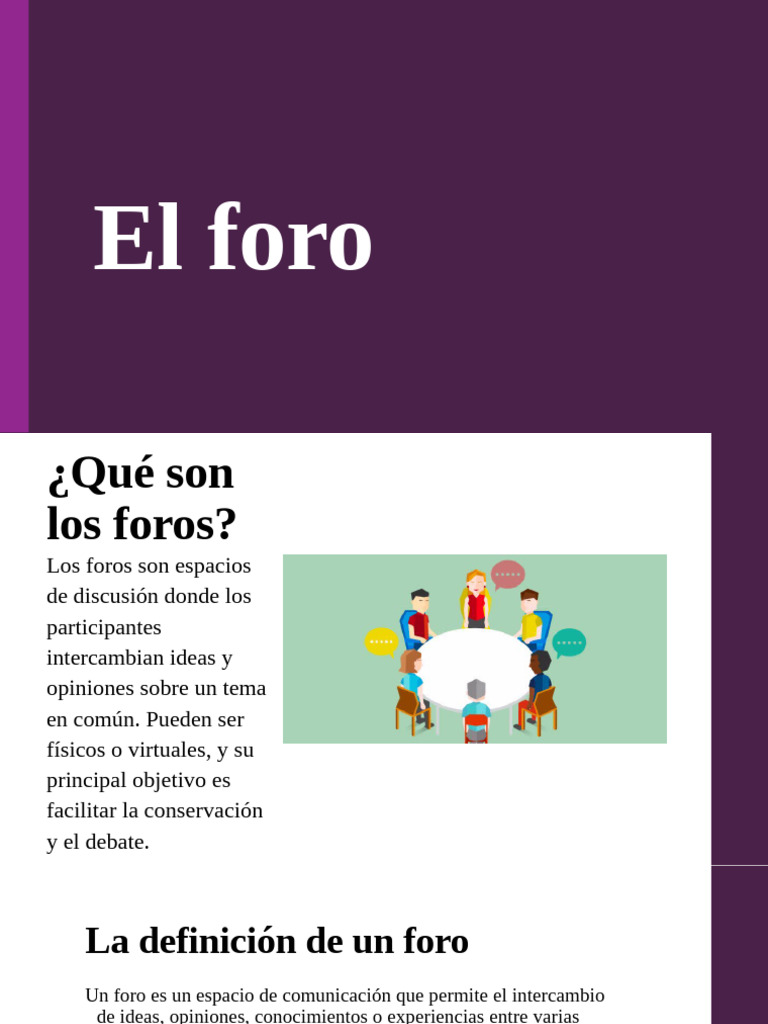 El Foro | PDF | Foro de Internet | Pensamiento crítico