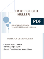 Detektor Geiger Muller