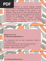 Differences Between Fluent and Intermediate | PDF | Fluency | Reading ...