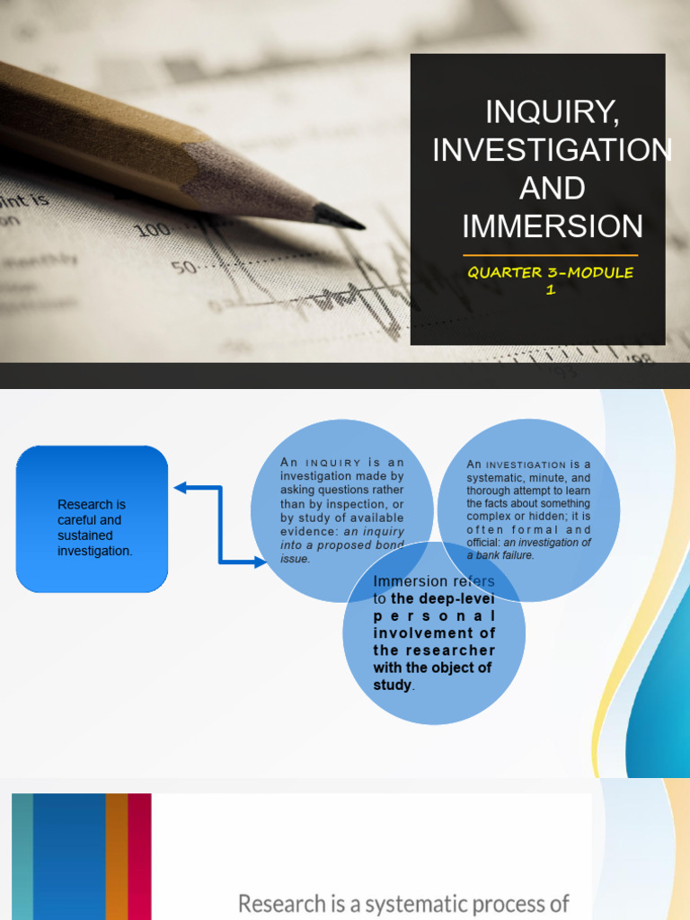 Research Inquiry and Investigation Guide | PDF | Hypothesis | Curiosity