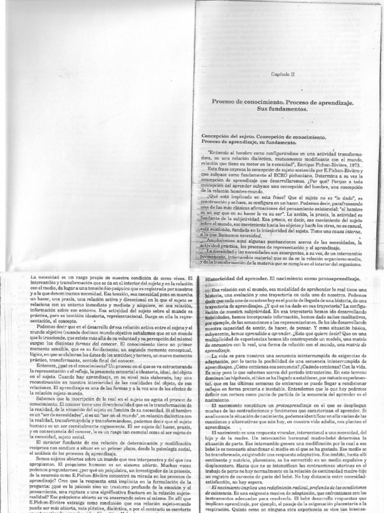 Proceso de Aprendizaje y Conocimiento | PDF | Aprendizaje | Las emociones