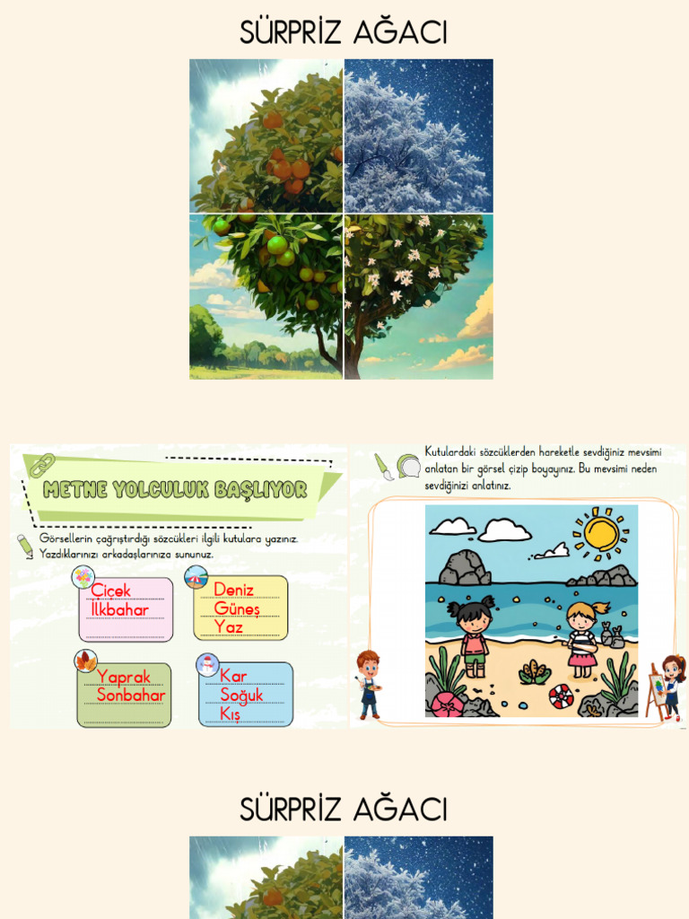 Sinif Turkce Surpriz Agaci | PDF