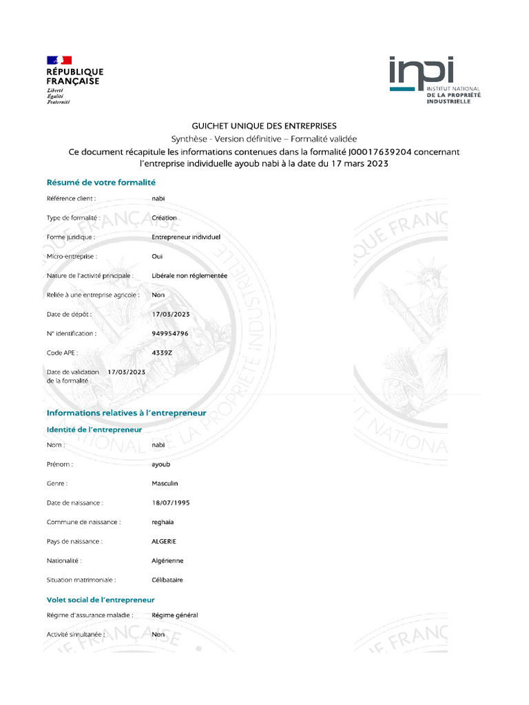 Document de Synthese J00017639204 Valide | PDF
