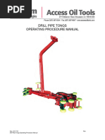Manual Tong Operations & Maintenance Guide | PDF | Nut (Hardware