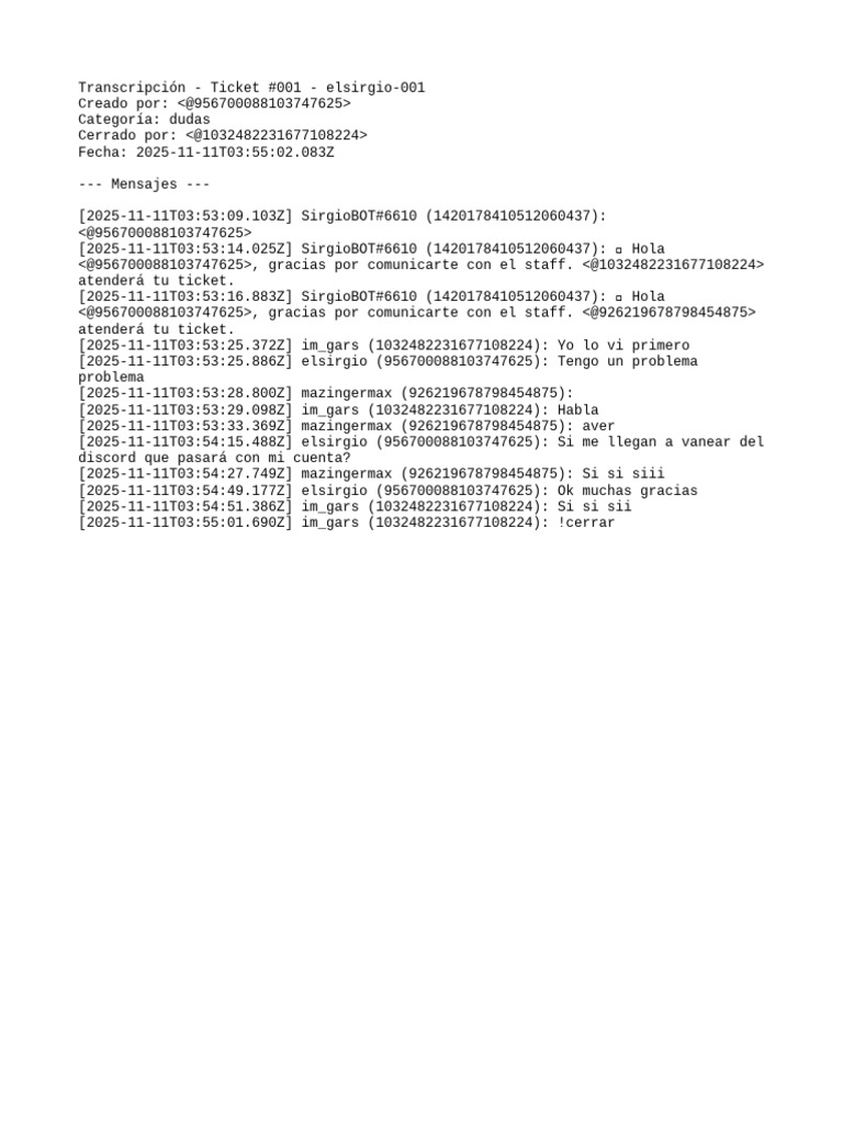 Transcript Elsirgio 001 | PDF