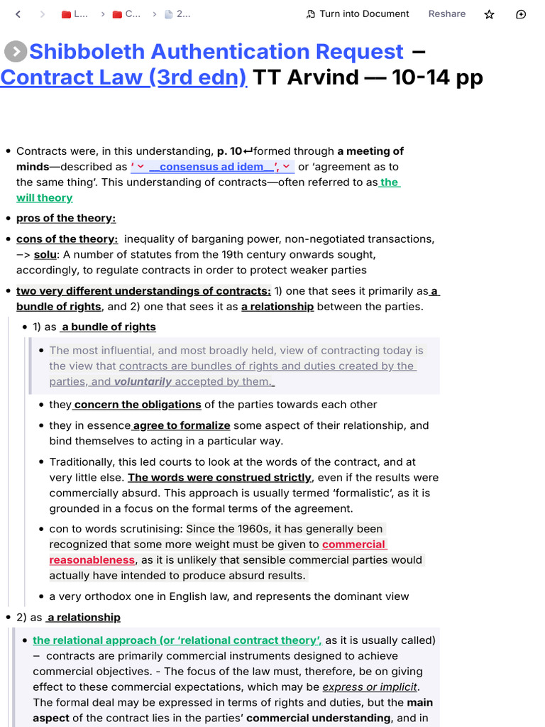 TT Arvind - 10 14 PP: Shibboleth Authentication Request Contract Law ...