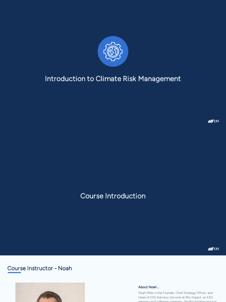 Climate Risk Management Essentials | PDF | Climate Change | Greenhouse Gas