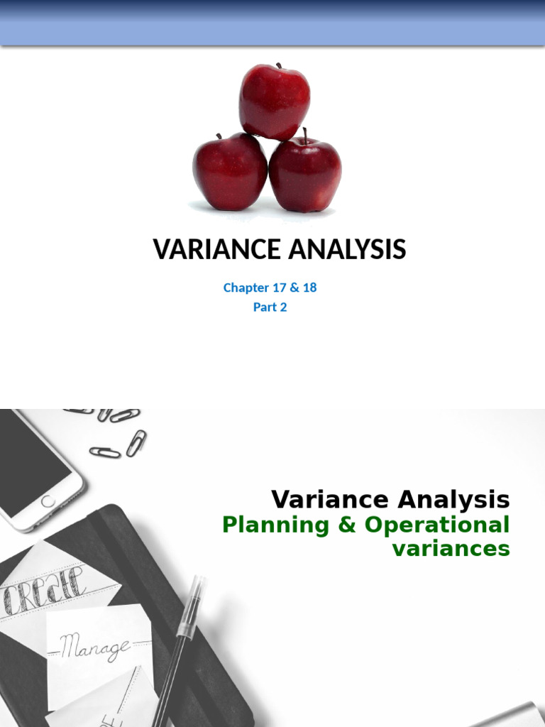 Planning and Operational Variance Analysis | PDF | Inventory ...