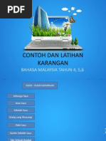 Contoh karangan Tahun 1