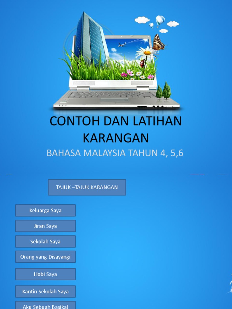 Contoh Dan Latihan Karangan