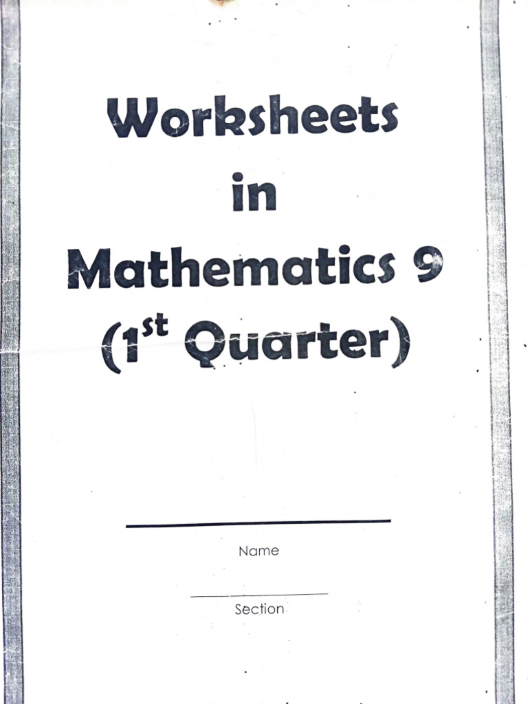Math Worksheets | PDF