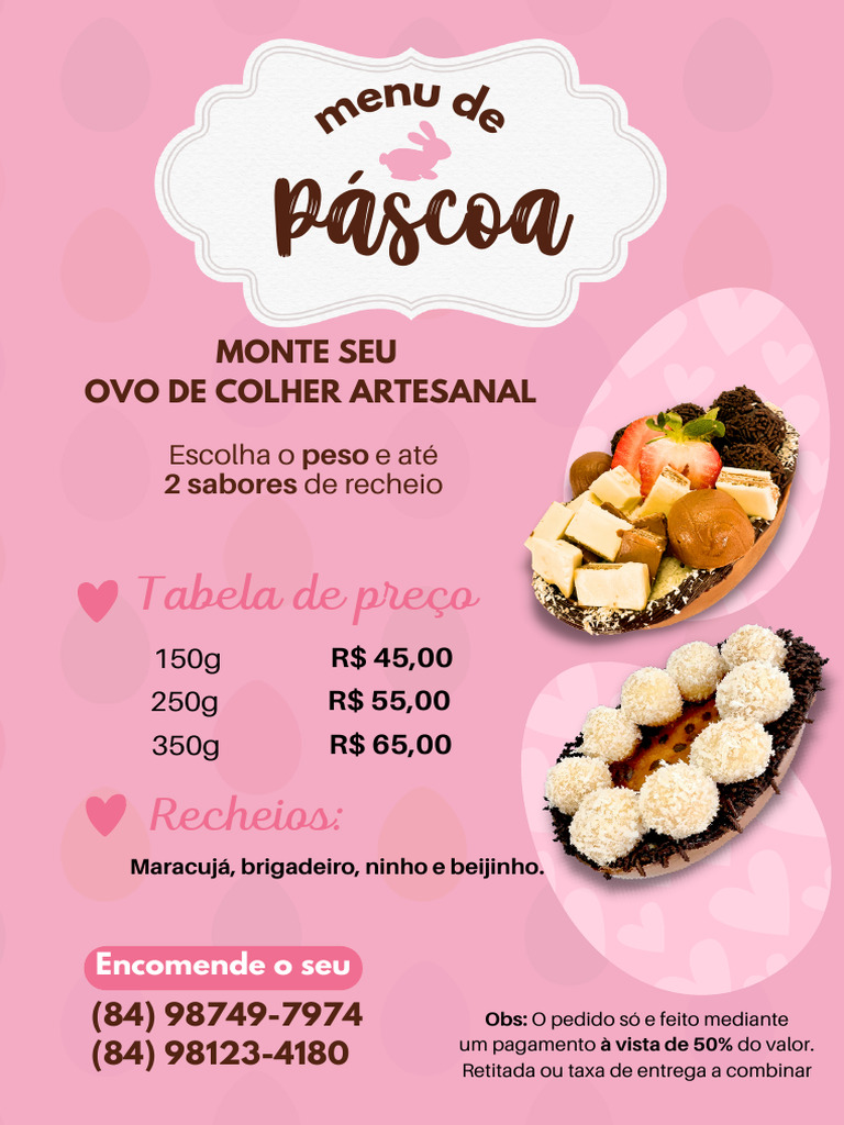 Monte Seu Ovo de Colher Artesanal | PDF
