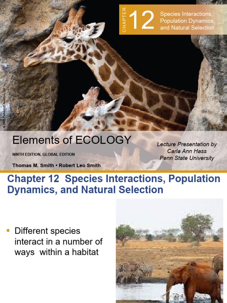 Species Interactions and Natural Selection | PDF | Foraging | Predation