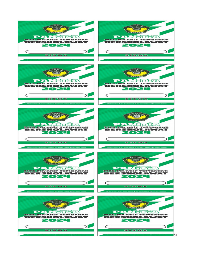 Cocard Sholawat | PDF