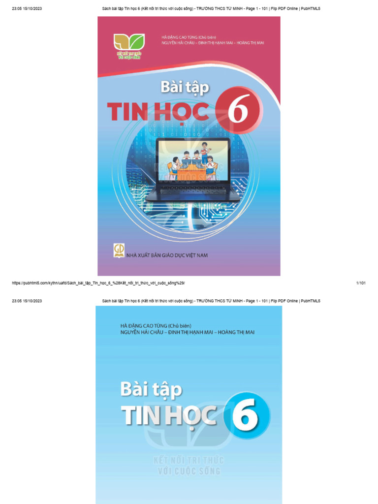 Bài Tập Tin Học 6 (KNTT) | PDF
