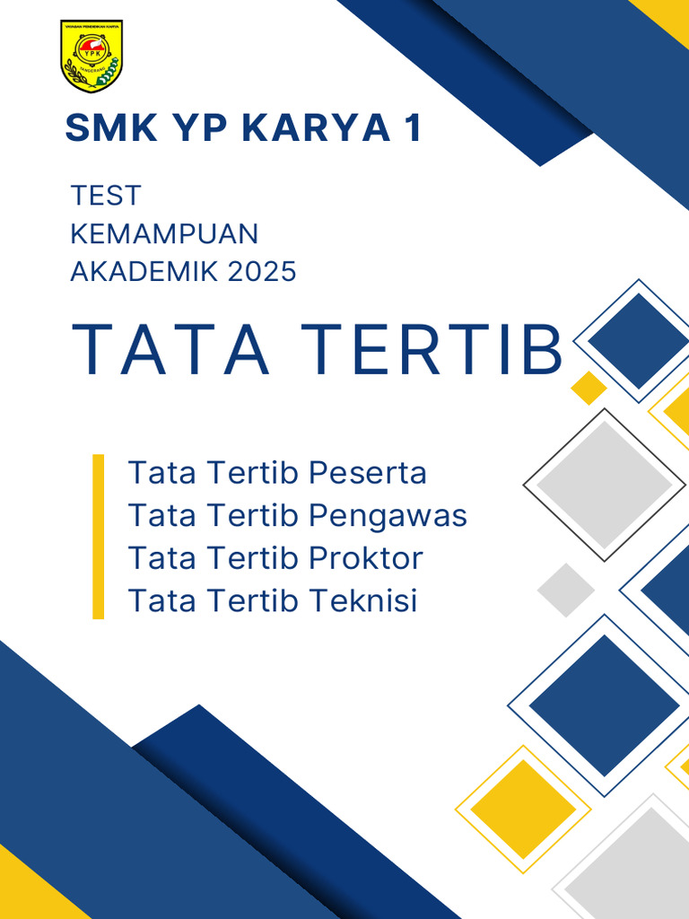 Cover Tata Tertib TKA | PDF