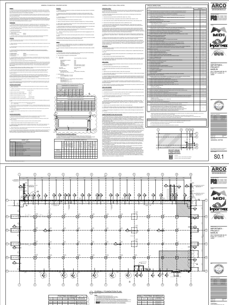 Foundation and Steel Inspection Guidelines | PDF | Concrete ...