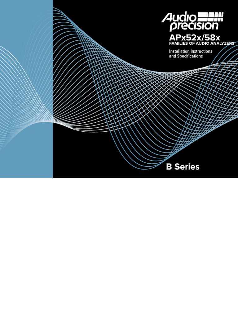 APx52x-585x B Series Installation and Specifications | PDF | Mains ...