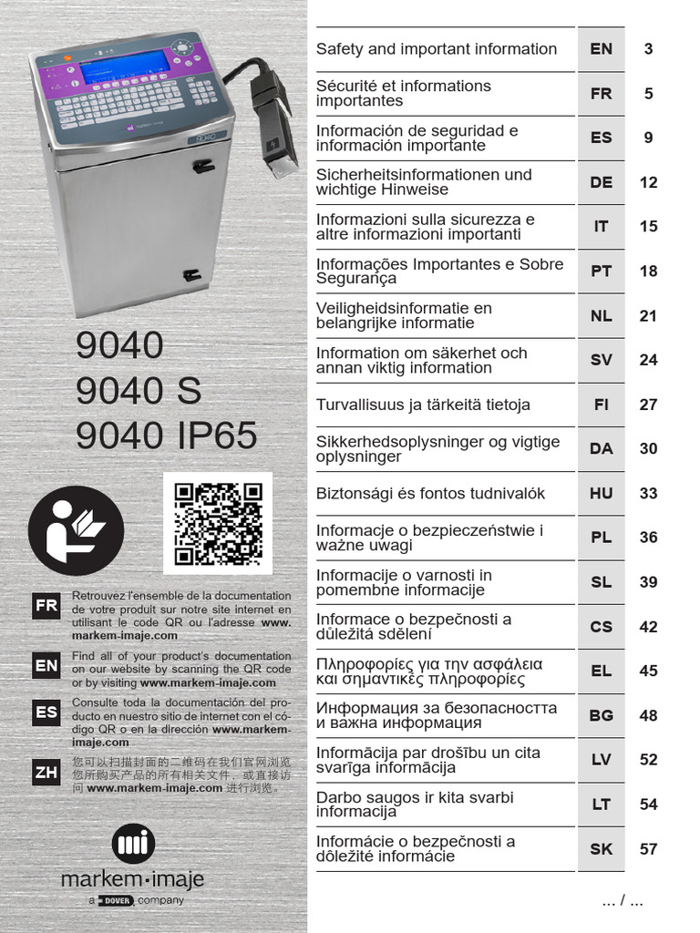 9040 Safety Manual Multilanguages | PDF | European Union Law | Business