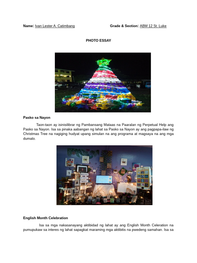 Photo Essay | PDF