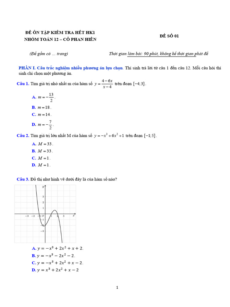 Da 01 - Nhóm 12 | PDF