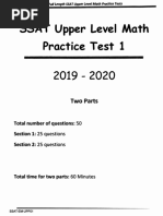 SAT Practice Test #1 Answer Key | PDF | Sat | Qualifications